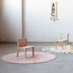 ABC Round Washable Rug