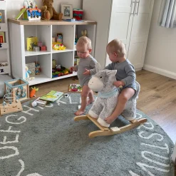 ABC Round Washable Rug