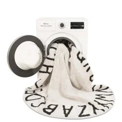 ABC Round Washable Rug