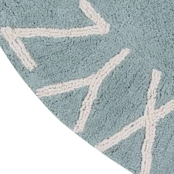 ABC Round Washable Rug