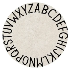 ABC Round Washable Rug