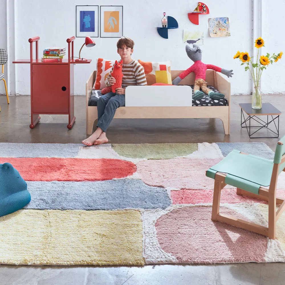 Abstract Woolable Rug
