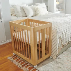 All-Stages Bassinet Sheet In GOTS Certified Organic Muslin Cotton