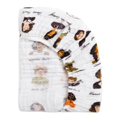 All-Stages Bassinet Sheet In GOTS Certified Organic Muslin Cotton