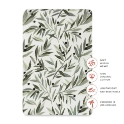 All-Stages Bassinet Sheet In GOTS Certified Organic Muslin Cotton