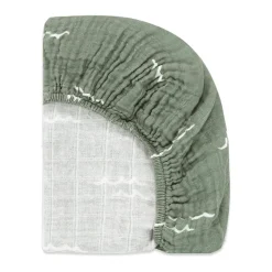 All-Stages Bassinet Sheet In GOTS Certified Organic Muslin Cotton