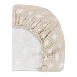 All-Stages Bassinet Sheet In GOTS Certified Organic Muslin Cotton