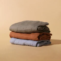 All-Stages Bassinet Sheet In GOTS Certified Organic Muslin Cotton