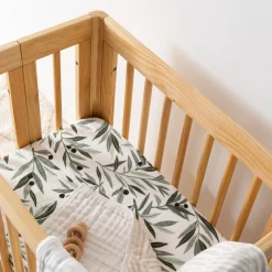 All-Stages Bassinet Sheet In GOTS Certified Organic Muslin Cotton