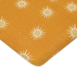 All-Stages Bassinet Sheet In GOTS Certified Organic Muslin Cotton