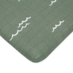 All-Stages Bassinet Sheet In GOTS Certified Organic Muslin Cotton