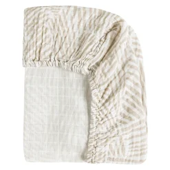 All-Stages Bassinet Sheet In GOTS Certified Organic Muslin Cotton