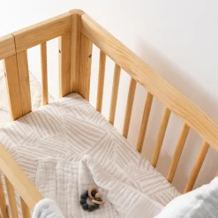 All-Stages Bassinet Sheet In GOTS Certified Organic Muslin Cotton