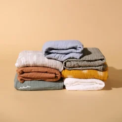 All-Stages Bassinet Sheet In GOTS Certified Organic Muslin Cotton