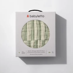All-Stages Midi Crib Sheet In GOTS Certified Organic Muslin Cotton