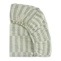 All-Stages Midi Crib Sheet In GOTS Certified Organic Muslin Cotton