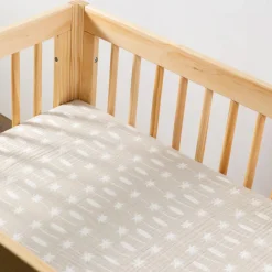 All-Stages Midi Crib Sheet In GOTS Certified Organic Muslin Cotton