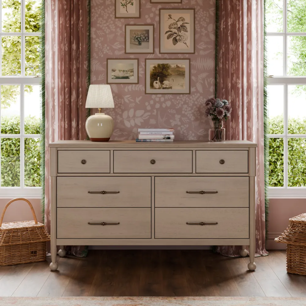 Alouette 7-Drawer Wide Assembled Dresser (56")