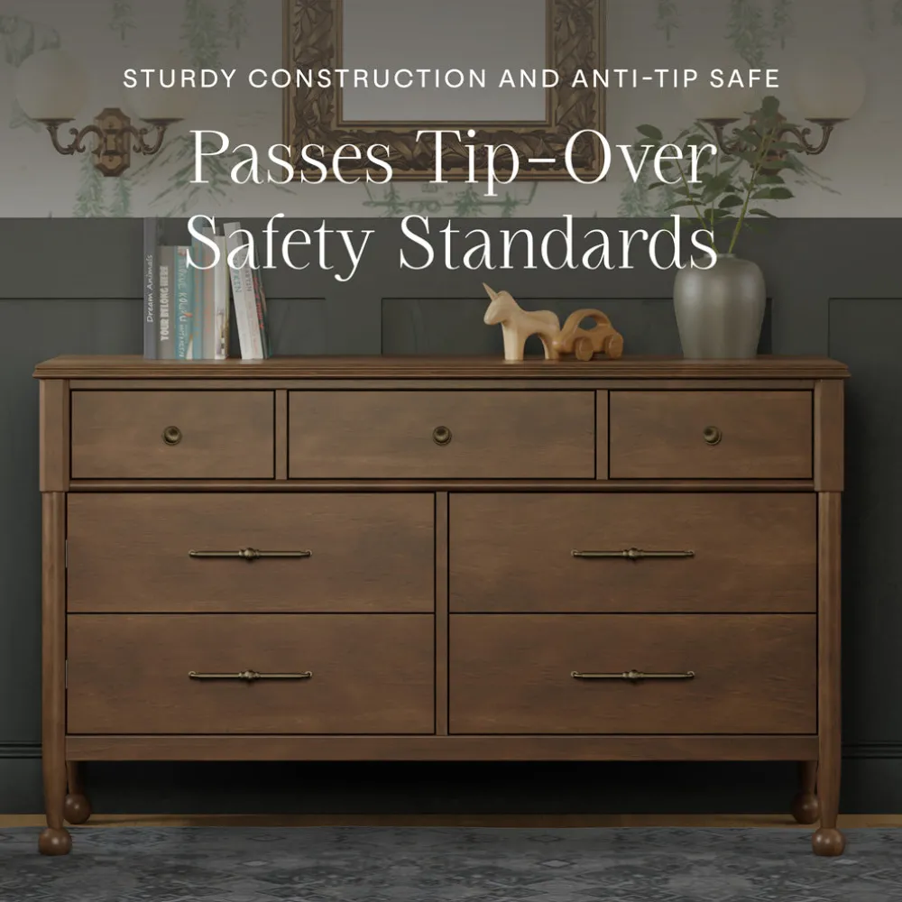 Alouette 7-Drawer Wide Assembled Dresser (56")