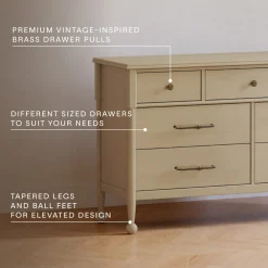 Alouette 7-Drawer Wide Assembled Dresser (56