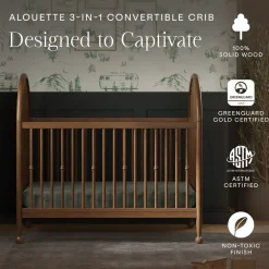 Alouette 3-in-1 Convertible Spindle Crib