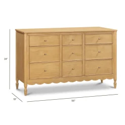Ambrosia 9-Drawer Assembled Dresser