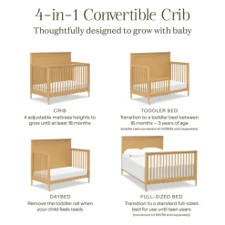 Ambrosia 4-in-1 Convertible Crib