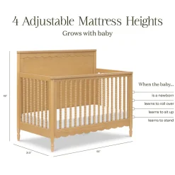 Ambrosia 4-in-1 Convertible Crib
