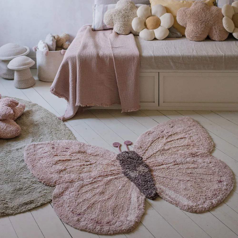 Baby Butterfly Washable Animal Rug