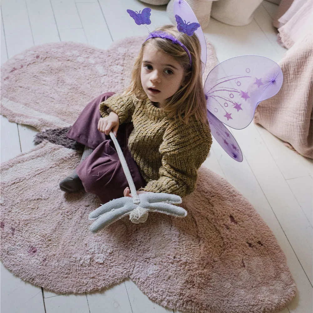 Baby Butterfly Washable Animal Rug