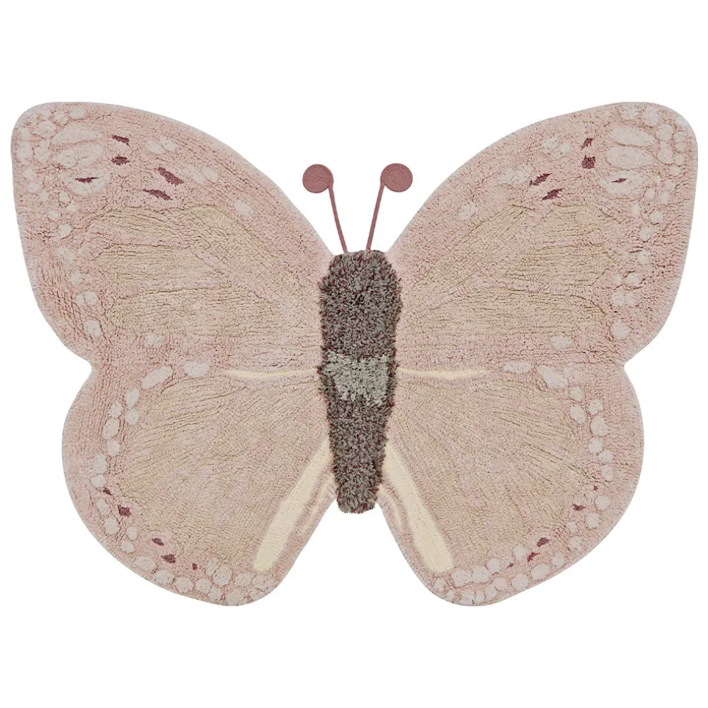 Baby Butterfly Washable Animal Rug