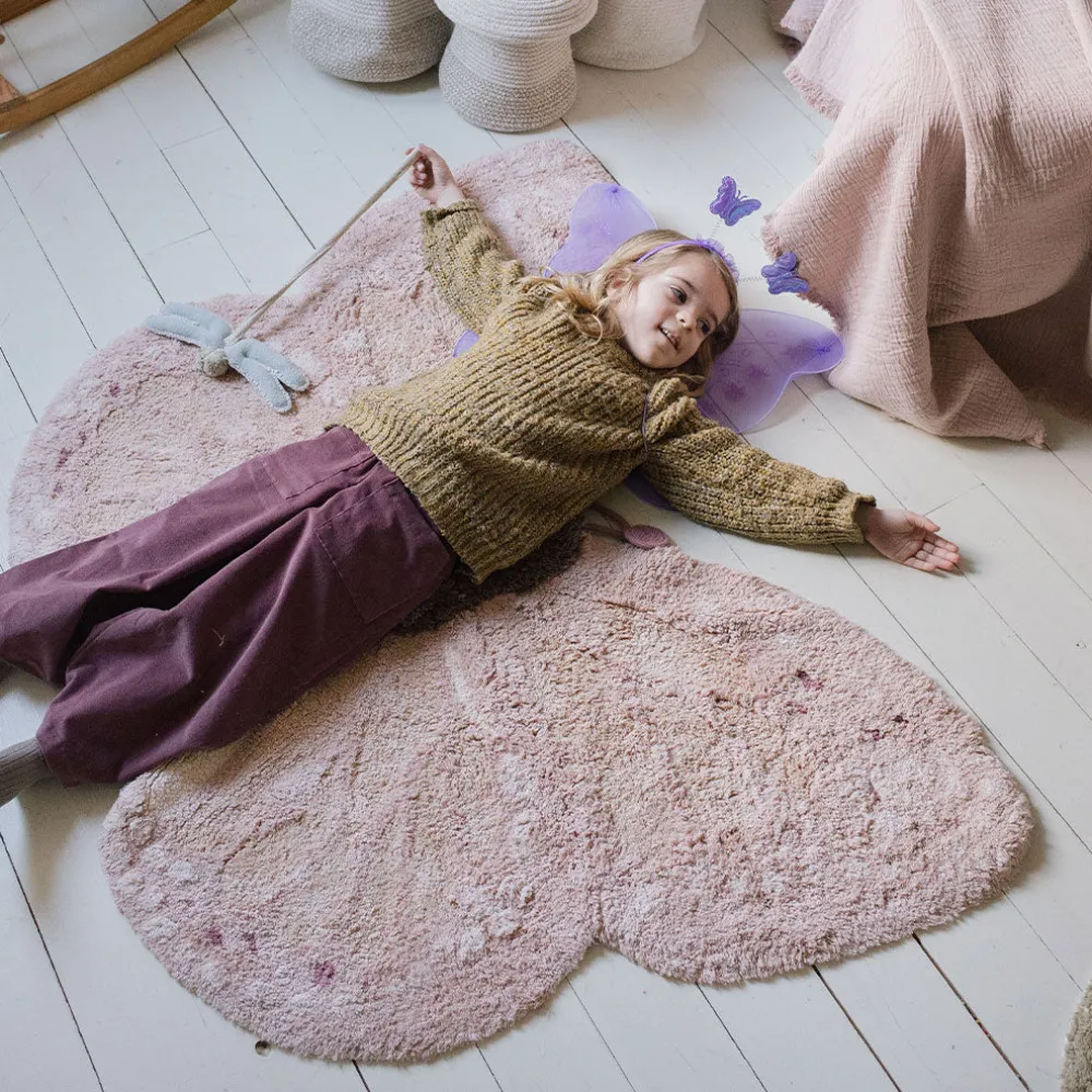 Baby Butterfly Washable Animal Rug