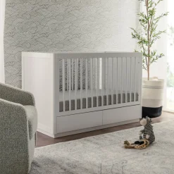 Bento 3-in-1 Convertible Storage Crib with Toddler Bed Conversion Kit