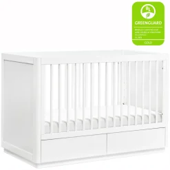 Bento 3-in-1 Convertible Storage Crib with Toddler Bed Conversion Kit