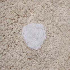 Biscuit Washable Rug
