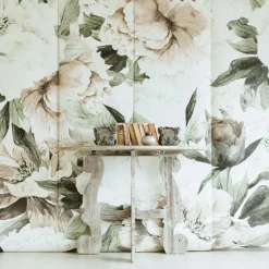Blush Floral Mural