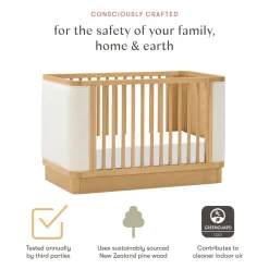 Bondi Boucle 4-in-1 Convertible Crib