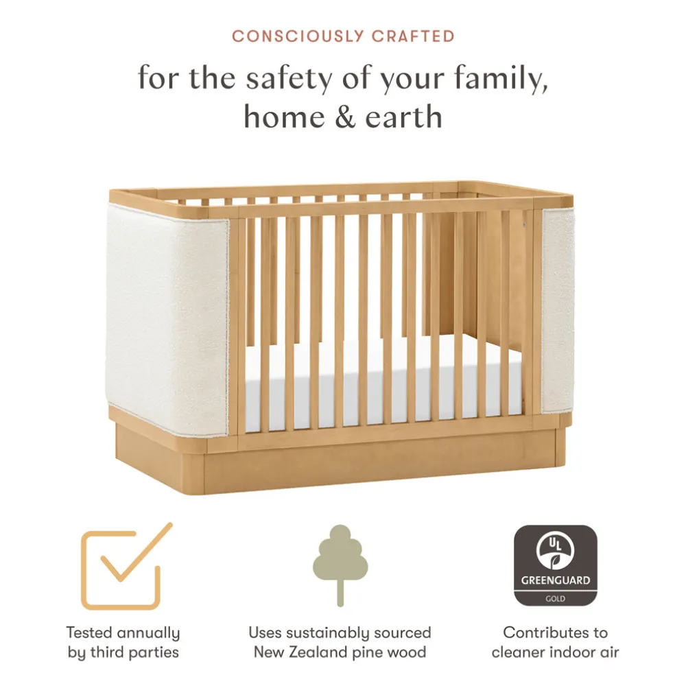 Bondi Boucle 4-in-1 Convertible Crib