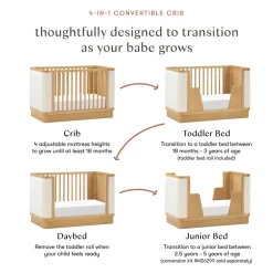 Bondi Boucle 4-in-1 Convertible Crib