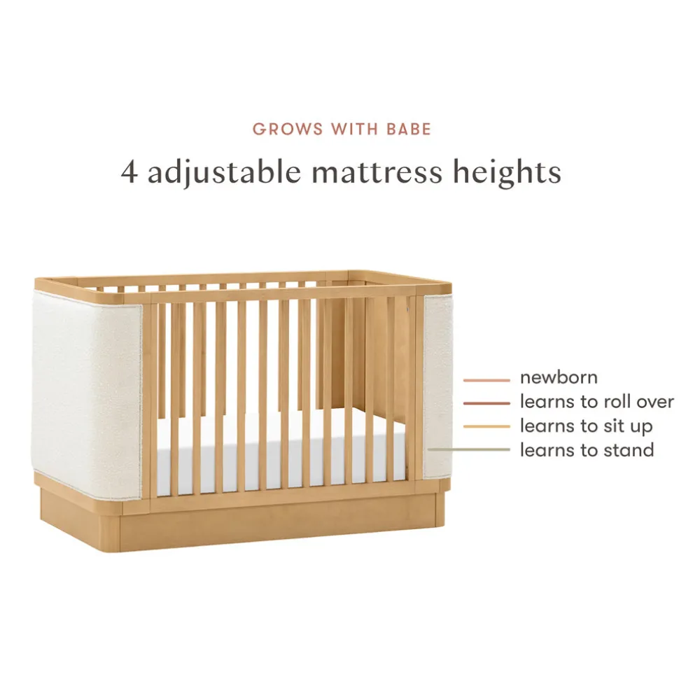 Bondi Boucle 4-in-1 Convertible Crib