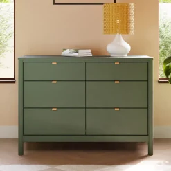 Bondi 6-Drawer Assembled Dresser (48