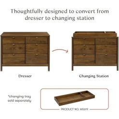 Bondi 6-Drawer Assembled Dresser (48