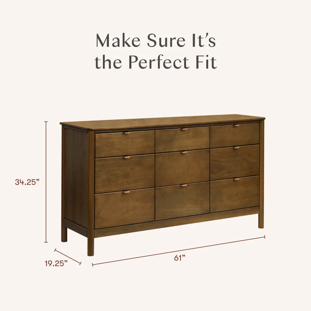 Bondi 9-Drawer Extra Wide Assembled Dresser (61")