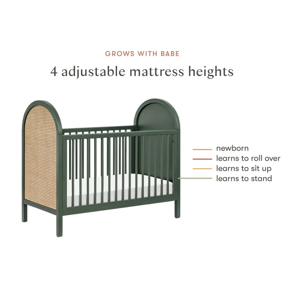 Bondi 3-in-1 Convertible Crib with Toddler Bed Conversion Kit