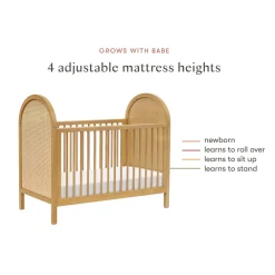 Bondi 3-in-1 Convertible Crib with Toddler Bed Conversion Kit