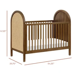 Bondi 3-in-1 Convertible Crib with Toddler Bed Conversion Kit