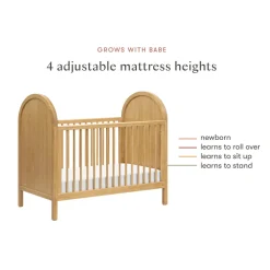 Bondi 3-in-1 Convertible Crib with Toddler Bed Conversion Kit