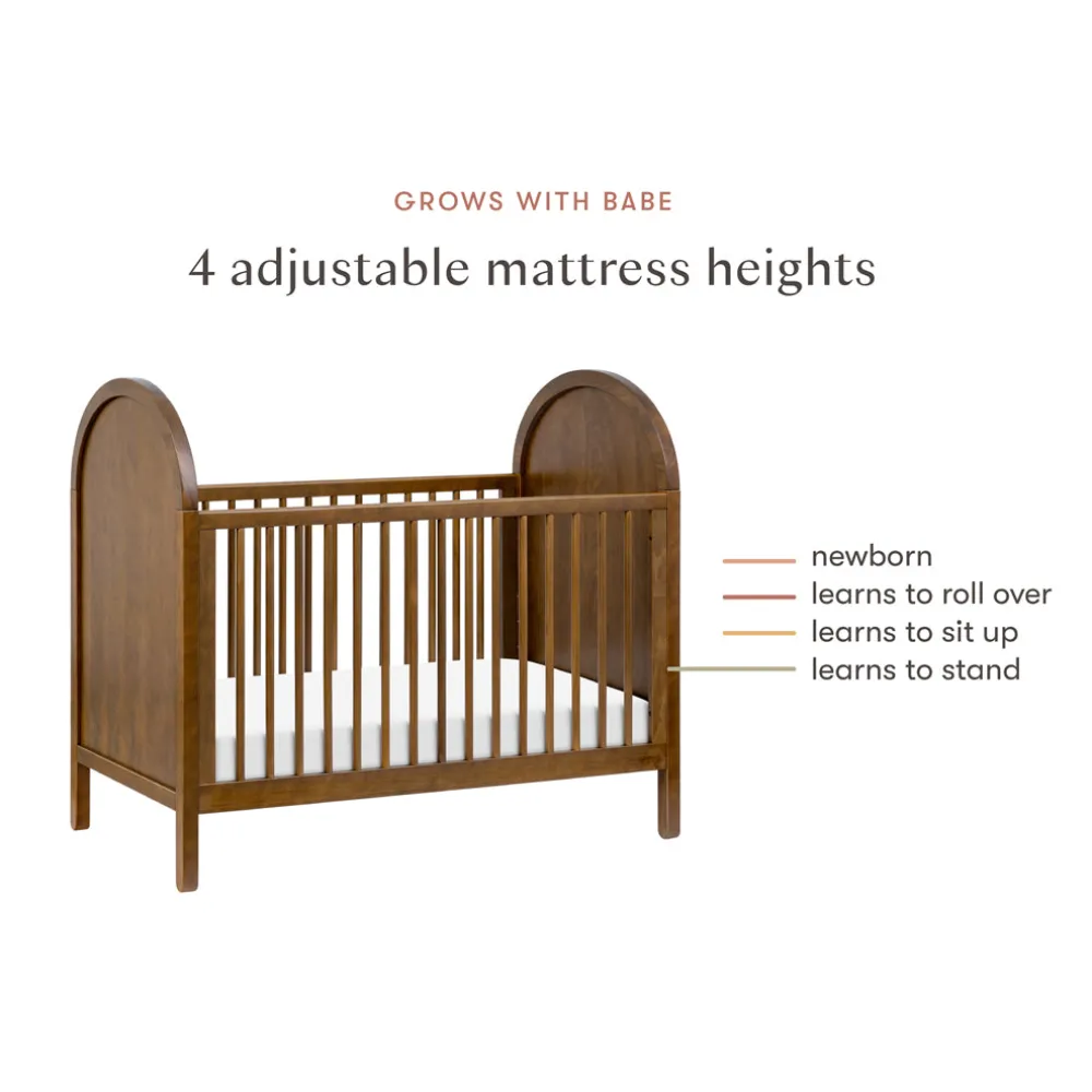 Bondi 3-in-1 Convertible Crib with Toddler Bed Conversion Kit