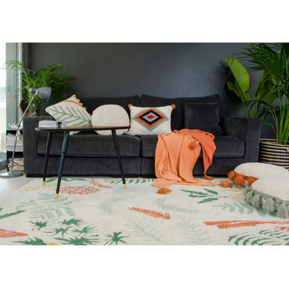Botanic Plants Washable Rug