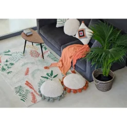 Botanic Plants Washable Rug